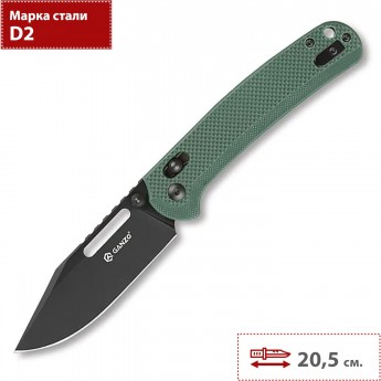 Нож GANZO G768PT-GB зеленый